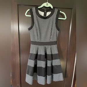 Black & gold fleck summer or cocktail dress
